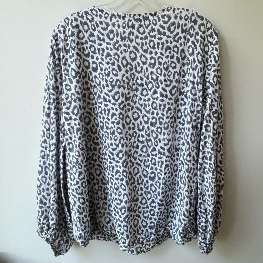 Emerson Fry India Collection Bardot top charcoal leopard - Picture 7 of 11